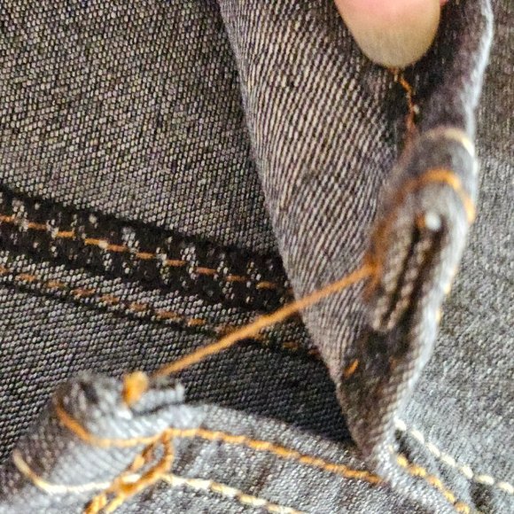 (NWT) Be-Girl Black Wash Denim A Line Skirt Size 3XL - Picture 3 of 7